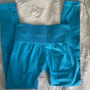 NVGTN Blue Leggings Athletic Bottoms
